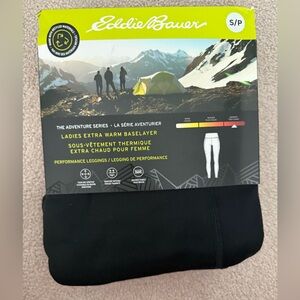 Eddie Bauer women’s black extra warm base layer